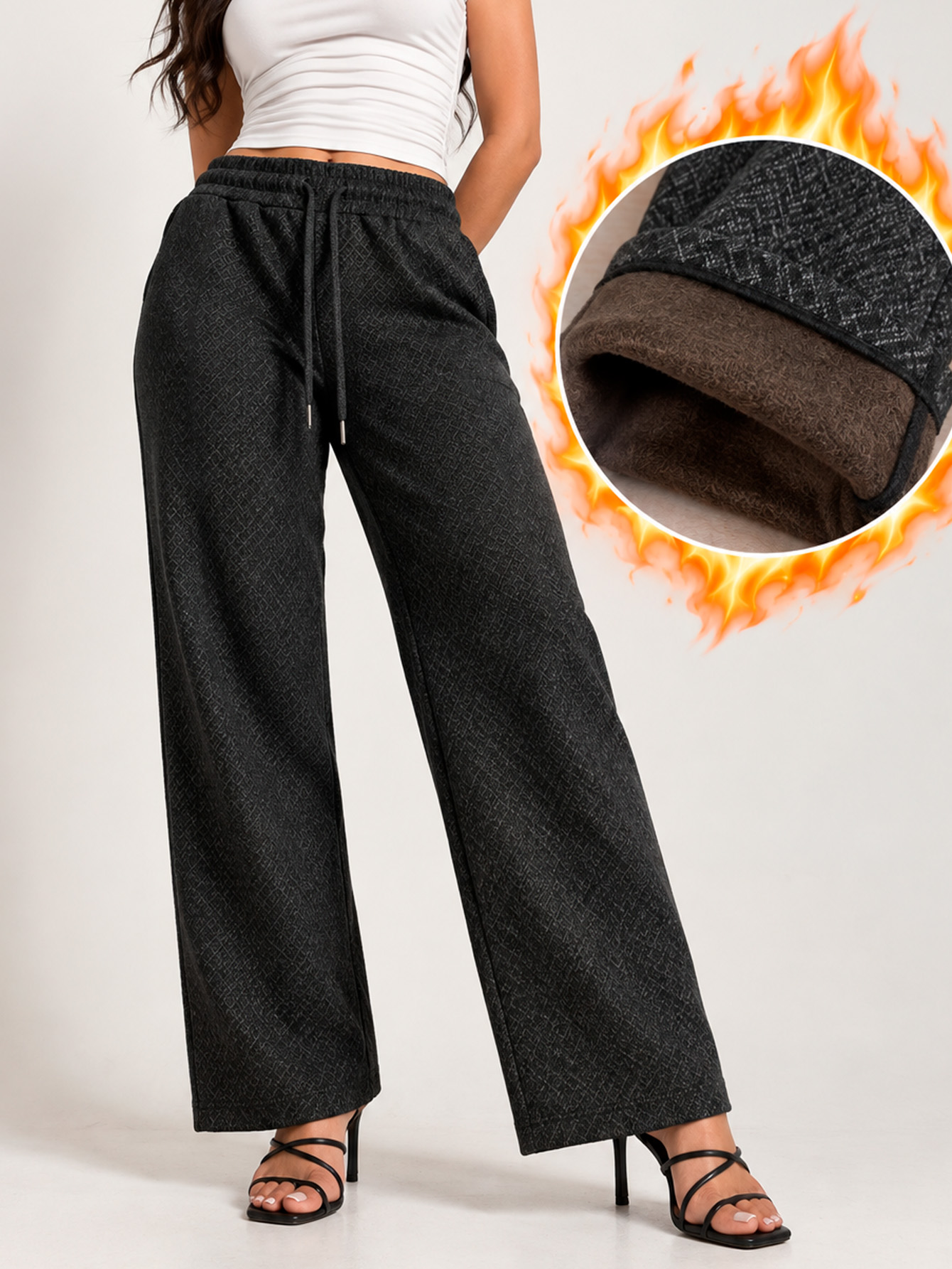 AD2652 Pantalón afelpado tipo de vestir 15958